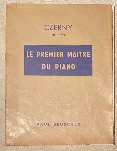 Czerny premier maitre du - czerny,