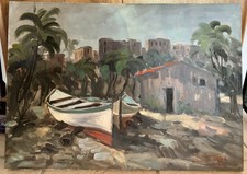 Tableau ancien Huile Sur Toile