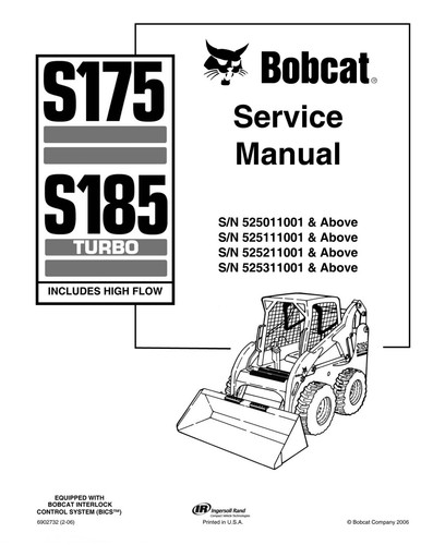 Bobcat 175 185 tur - s, tur-
