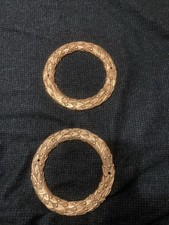 Paire 2 Ancien Garnitures en bronze  Style Empire ornement De Meuble  Couronne