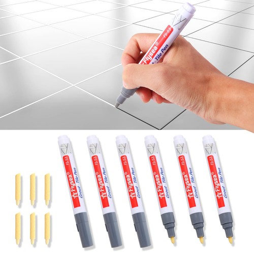 Stylo carrelage gris clair - stylo, de