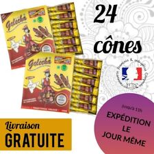 24 X cone Golecha henné Marron par BOITE - henna 🇨🇵 PRIX de GROS ✅ Expé 24h