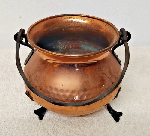 Ancien petit chaudron - ancien,