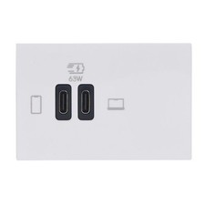 Prise double USB Mosaic Type-C