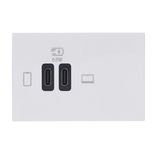 Prise double usb mosaic type - prise,