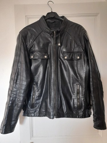 Blouson homme cuir noir moto - blouson,