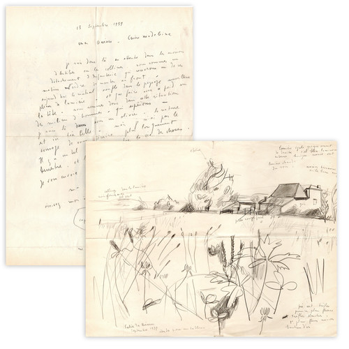 André marchand lettre - marchand, signée