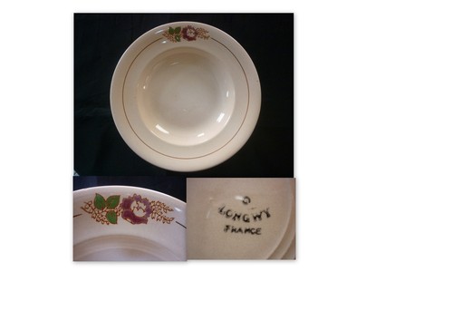 Assiette creuse ancienne - , en