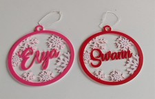 Boule de Noël avec prénom