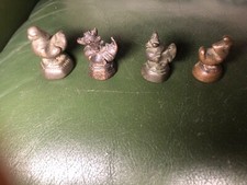 lot de 4 poids a opium 19 eme