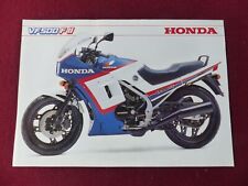 Prospectus catalogue  Moto : HONDA VF 500 F 2 de  1984