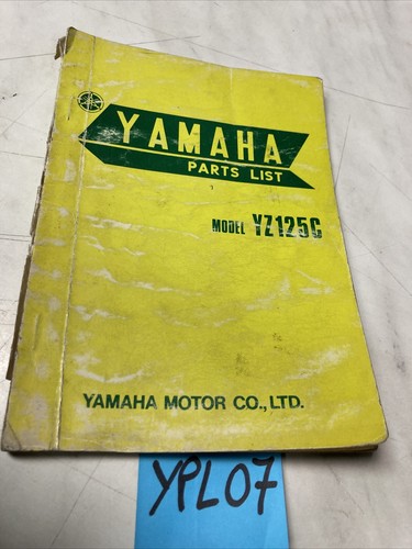 Yamaha yz125c yz125 - c, 76