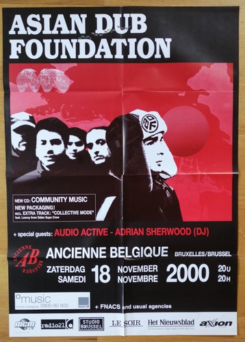 Asian dub foundation affiche - foundation,