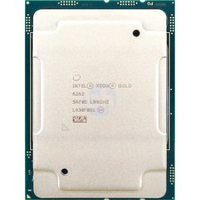 Intel Xeon Gold 6262 (SRF8E) - 1.90GHz 24-Core LGA3647 135W, 33MB Cache CPU