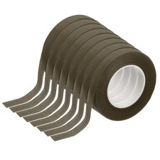 8 Pcs Ruban Floral Marron 1/2"