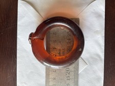 Ancien authentique Annaux Verre collier cheval XIX°