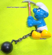 40213 schtroumpf bagnard  Smurf pitufo puffo puffi prisonnier COTE 60 € / 80 €