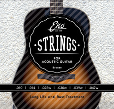 JEU DE CORDES GUITARE ACOUSTIQUE BRONZE LIGHT 10-47 EKO ACB1047L