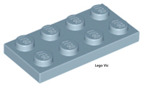 Lego 3020 x10 plate - plate, sand
