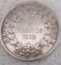 5 francs argent Louis Napoléon Bonaparte 1852