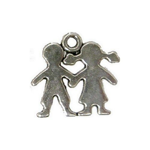 Breloques couple enfants - _,