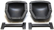 (2) Two Black Medium Recessed