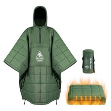 Poncho matelassé de camping