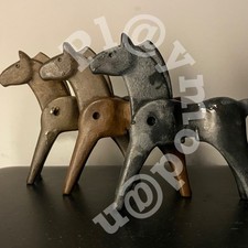 Playmobil Vintage 3x Chevaux