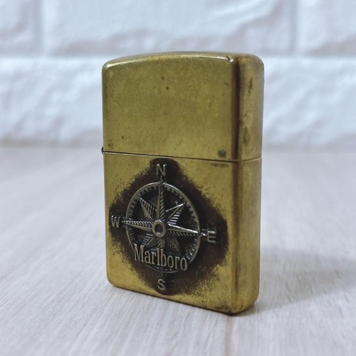 Marlboro compass metal brass - compass,