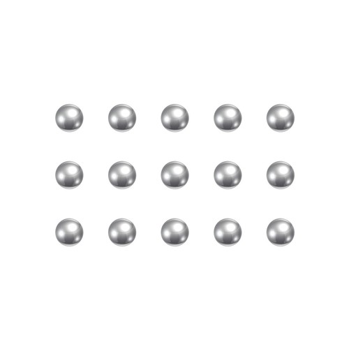 15pcs 5mm chrome - 15pcs, acier