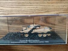 1/72, Crusader II 1st Armoured Division, British Army, sous mini vitrine, ww2