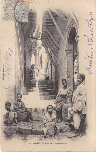 Cpa alger rue tombouctou - cpa,