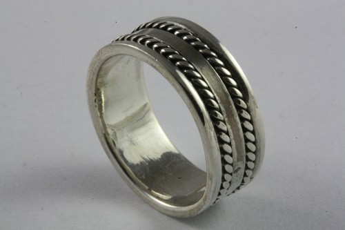 Bague tressée biker - bague,