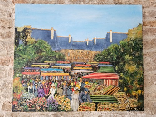 Tableau huile sur - tableau,