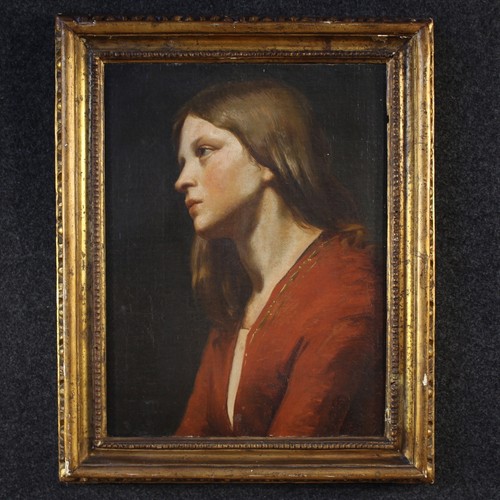 Portrait une jeune fille - d'une,