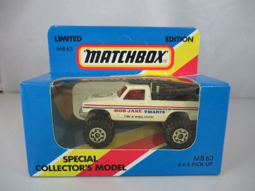 Matchbox 4x4 pick bob jane - matchbox,