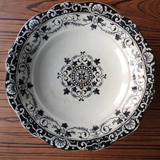 RARE PLAT DE SERVICE LOUIS XV JVB
