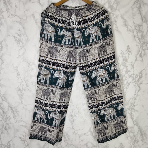 New elephant print drawstring - elephant,