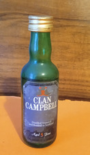 CLAN CAMPBELL tres ancienne mignonnette 5 cl
