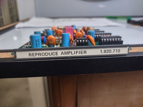 Studer reproduce amplifier - reproduce,