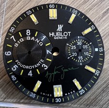Cadran Hublot Big Bang  Signé Ayerton Senna micro rayures voir photos Tbe