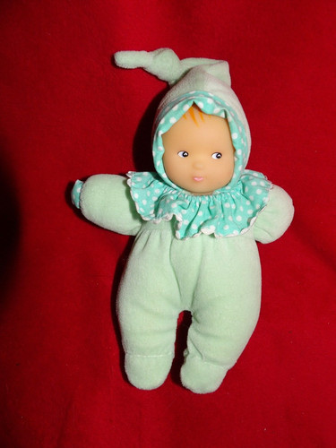 Doudou poupée grelot - doudou,