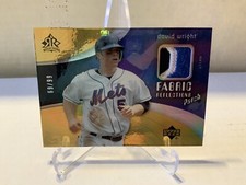 2005 Upper Deck Reflections Patch David Wright #69/99