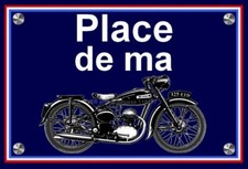 plaque " PLACE DE MA TERROT