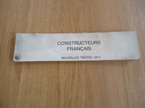 Rare nuancier duco - ,