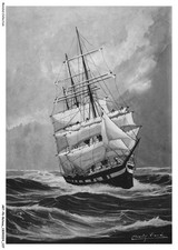 ARTP6-0422-BATEAU - marine a voile