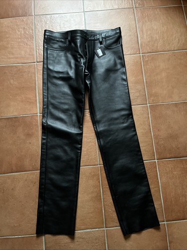Pantalon cuir homme - cuir,