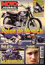 MOTO JOURNAL 1341 YAMAHA YZF R7 OW02 BMW K1200 LT MORBIDELLI V8 BOL d’OR 1998