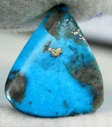 Cabochon poire naturel - de, bleu