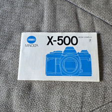 Mode d'emploi Minolta X-500 X